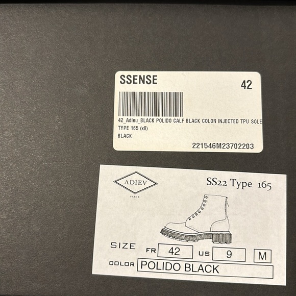 Adieu Paris ankle lace-up boots M9/42 - Picture 8 of 8